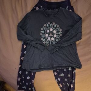 Life Is Good Navy Pajama Set